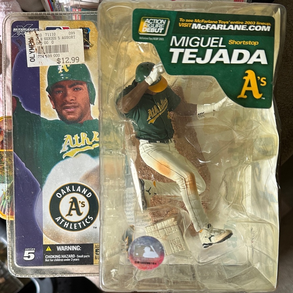 MLB Oakland Athletics Action Figure - Green and White